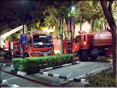 Fire alarm at BigC on December 30 2008