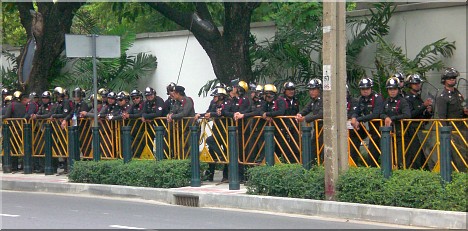 PAD Protests in front of the British Embassy