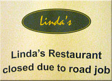 Linda's Restaurant closed