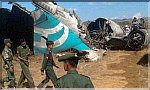 Crashed Air Bagan Fokker-100