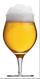 Shape of beer glasses affects the speed people drink.