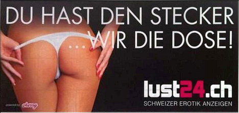 Advertisement in Switzerland