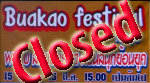 Buakhaow Festival closed!