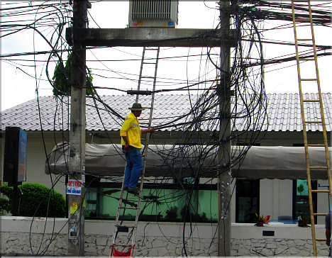 Cables in Pattaya