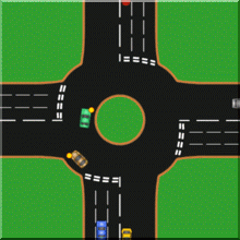How to drive in a Roundabout