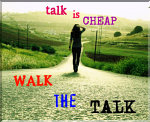 Let's Walk the Talk