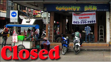 Coconut Bar closed