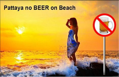 No more Beer on Pattaya Beaches