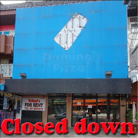 Domino Pizza closed down
