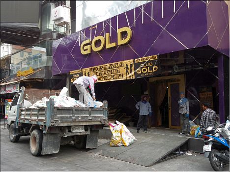 Construction Workers stow away some Gold