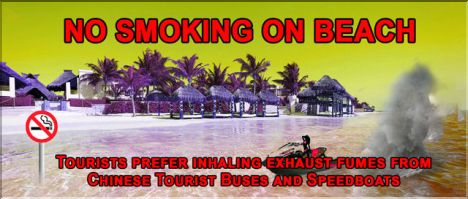 Smoking on Thailand's Beaches is prohibited