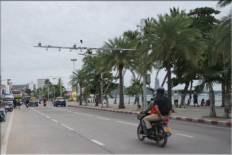 Radar Traps on Pattaya Beach Road / Central Road