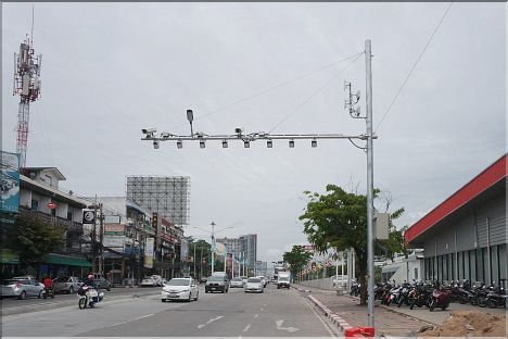 Radar Traps on Pattaya North Road / Soi Phetrakun