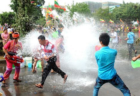 Songkran, Thailand's notorious Water Splashing Festival