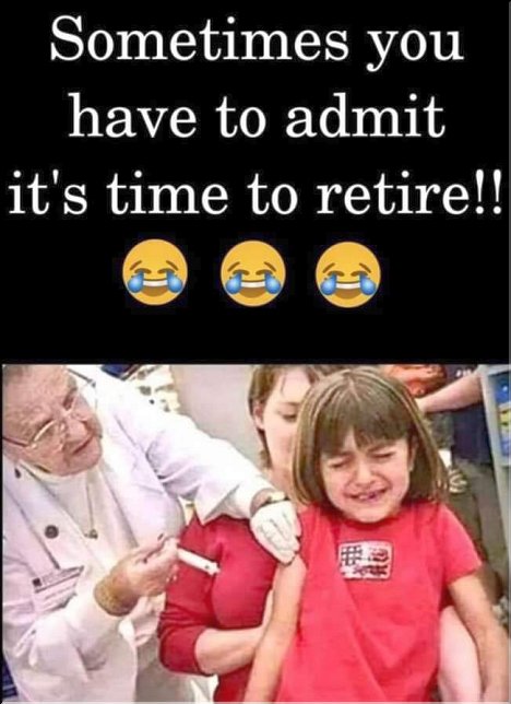 Time to retire?