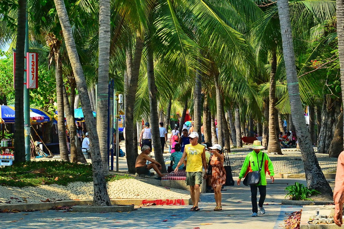 Pattaya's beautiful Beach Promenade, destroyed by the Kunplome Clan
