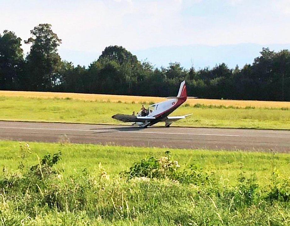 Crash-landing in Switzerland
