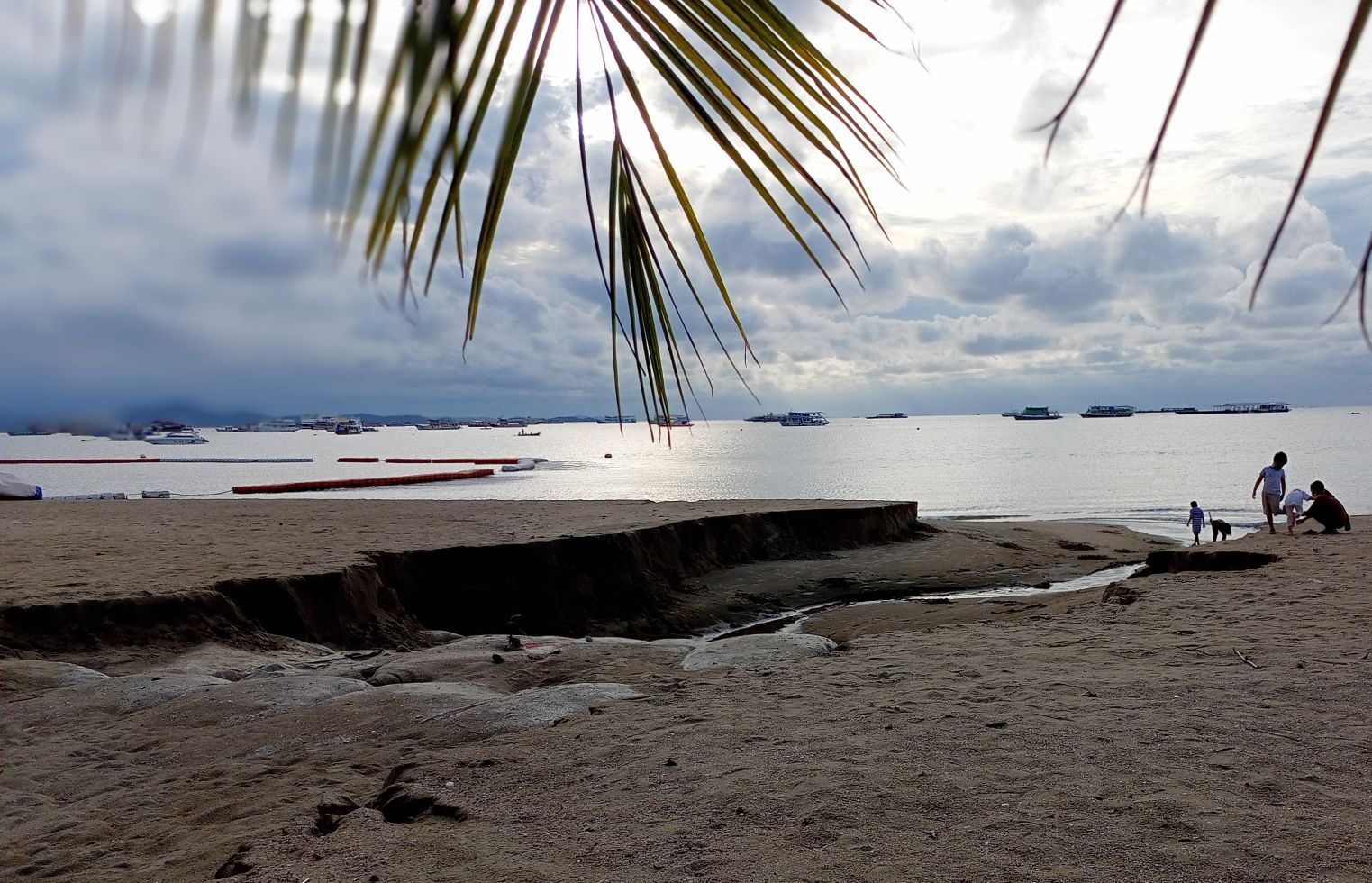 Pattaya Beach: After some heavy rain