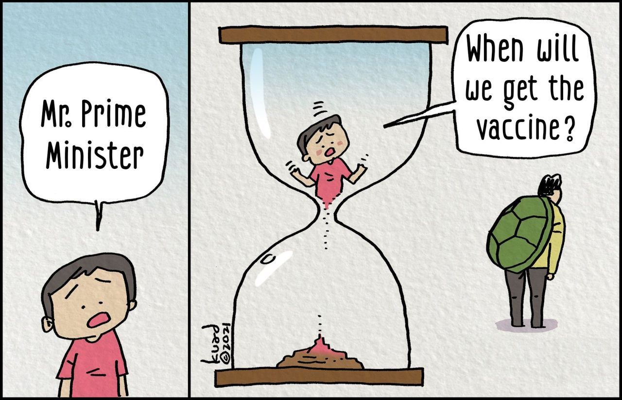 Vaccination behind schedule