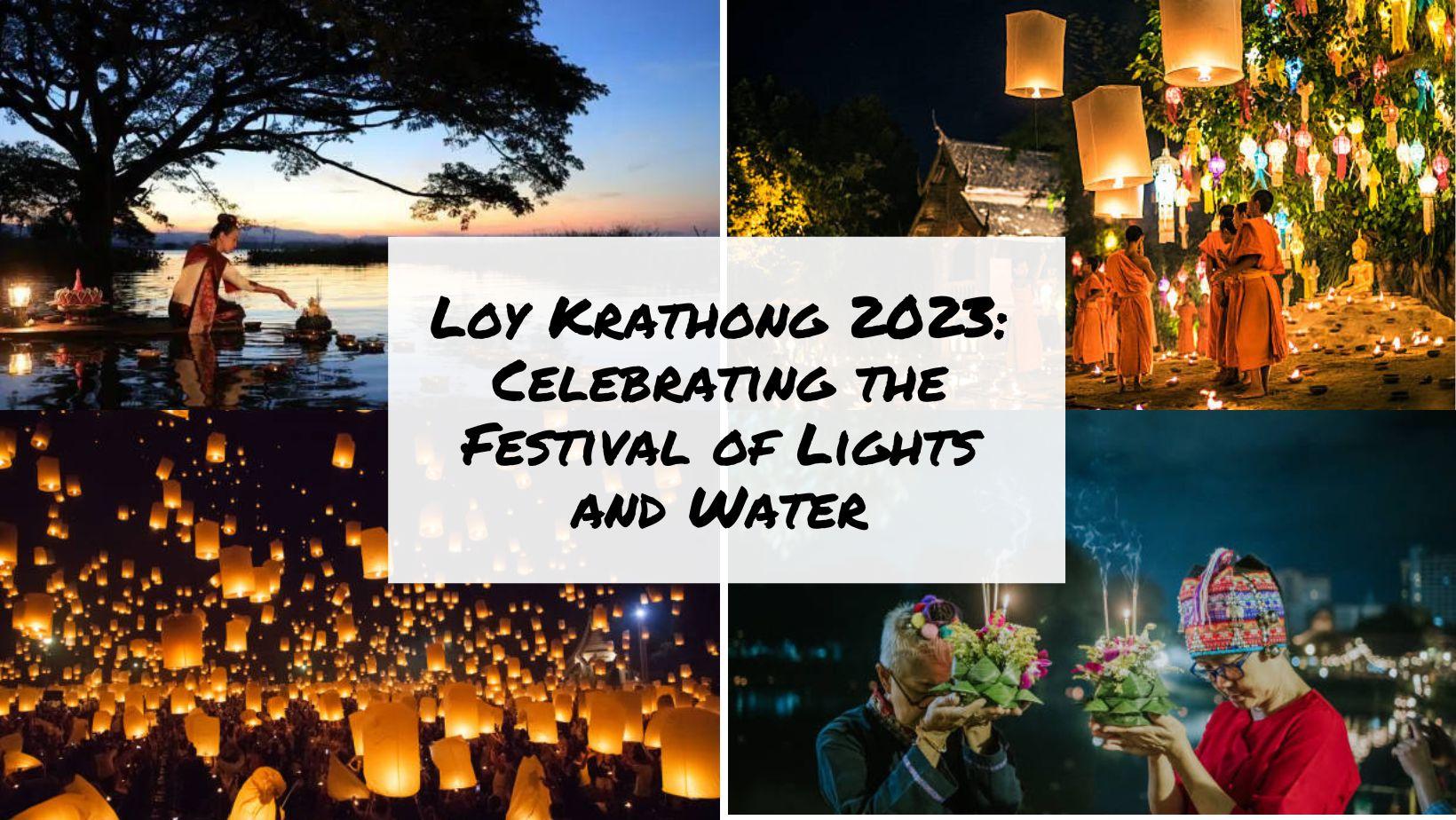 Loy Kratong Festival 2023 Pattaya