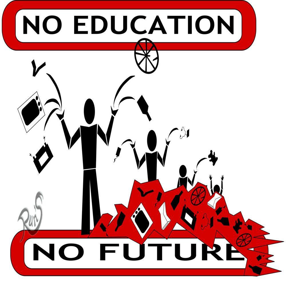 No education