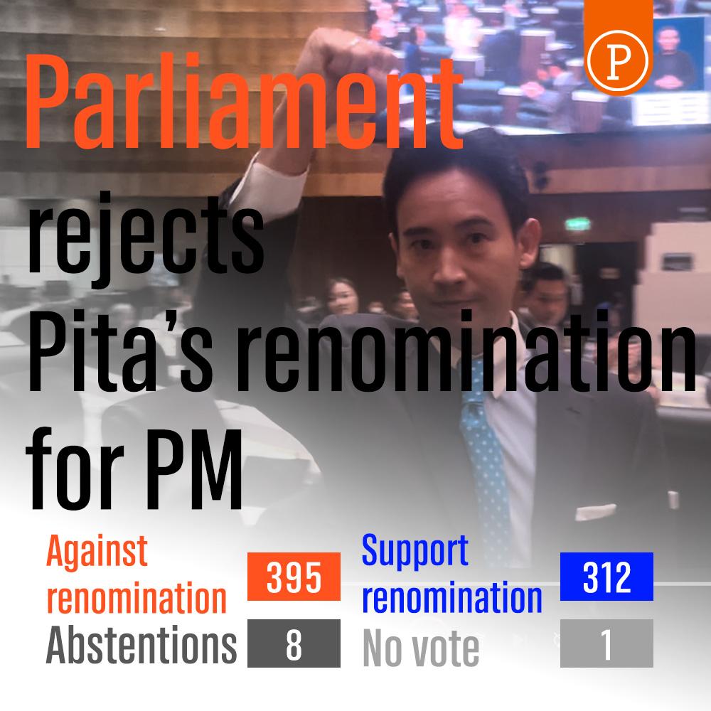 Pita's renomination rejected