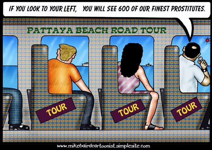 Pattaya Cartoonist Mike Baird