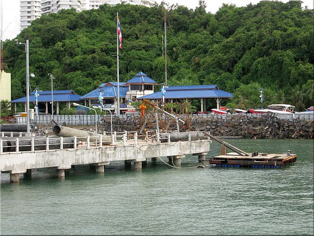 Demolition of Bali Hai Yacht Port