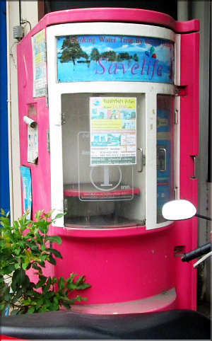 Dirty drinking water-vending machines